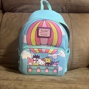 Sanrio Loungefly woman’s Backpack - Blue and Pink